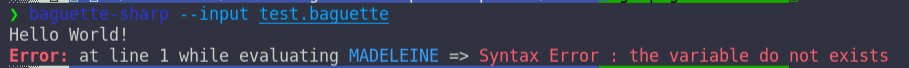 error